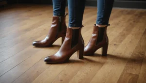 botte talon crepe