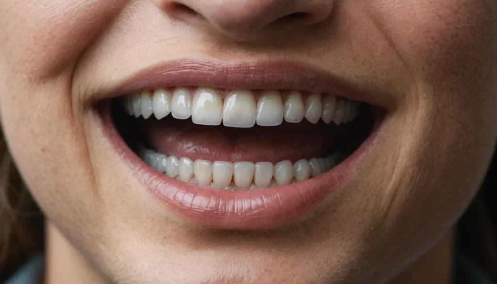 barre derriere les dents
