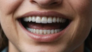 barre derriere les dents