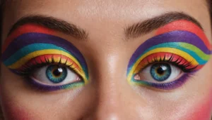 arc en ciel maquillage